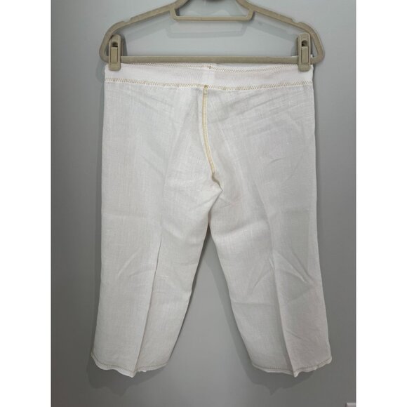 Rubber Ducky Productions Cropped Linen Pants size small - Picture 3 of 12